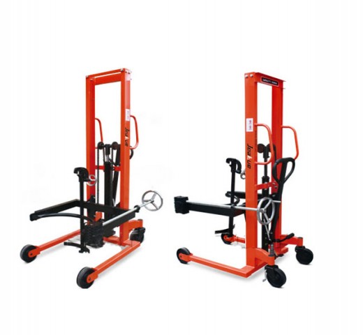 手動(dòng)液壓可傾式油桶裝卸車(chē)