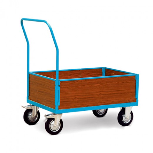 單層隔板手推車