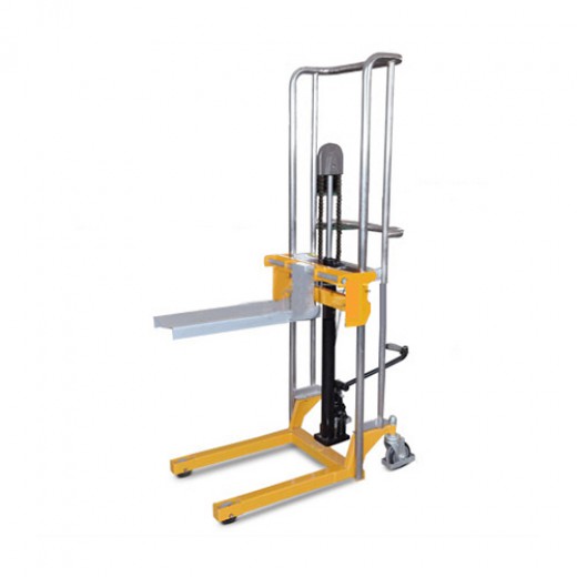 V型貨叉型手動(dòng)堆高車